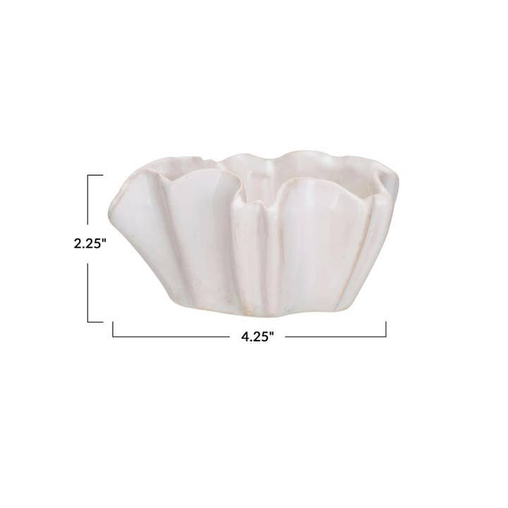 Auden & Avery - Wholesale Plant Pot - Stoneware Pleated Planter Pot