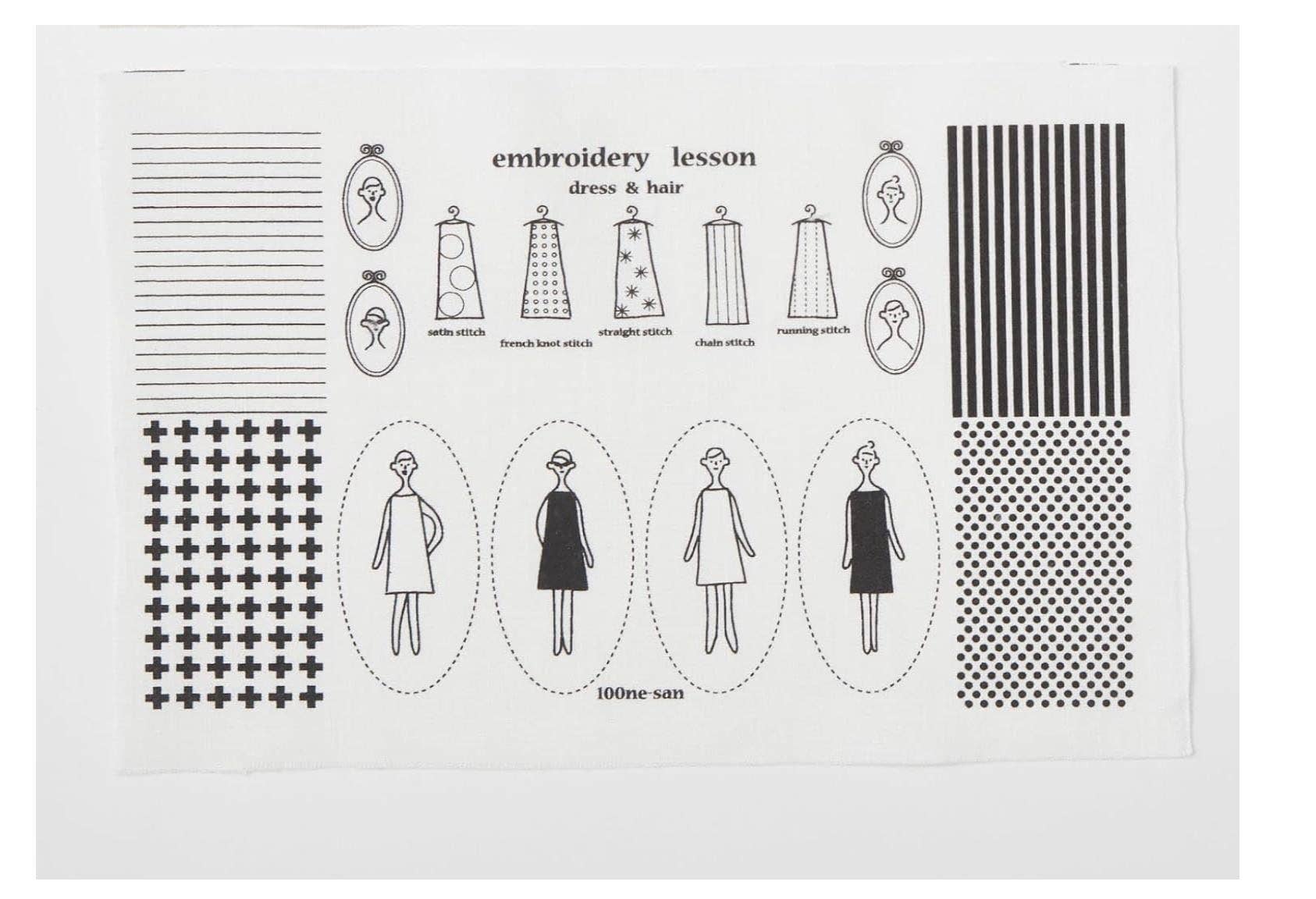 「FUNJI」In Japan - Wholesale Embroidery/Cross Stitch Supplies - Japanese Embroidery Kit: 100 Ladies DIY for Beginners2