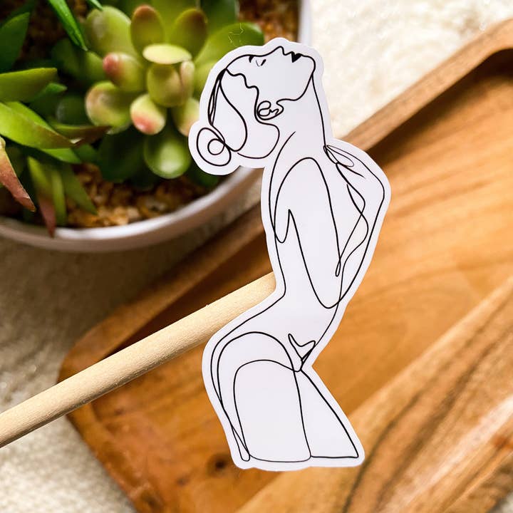 Pegatina Boudoir Line Art para venta al por mayor de MaMarie & Co.