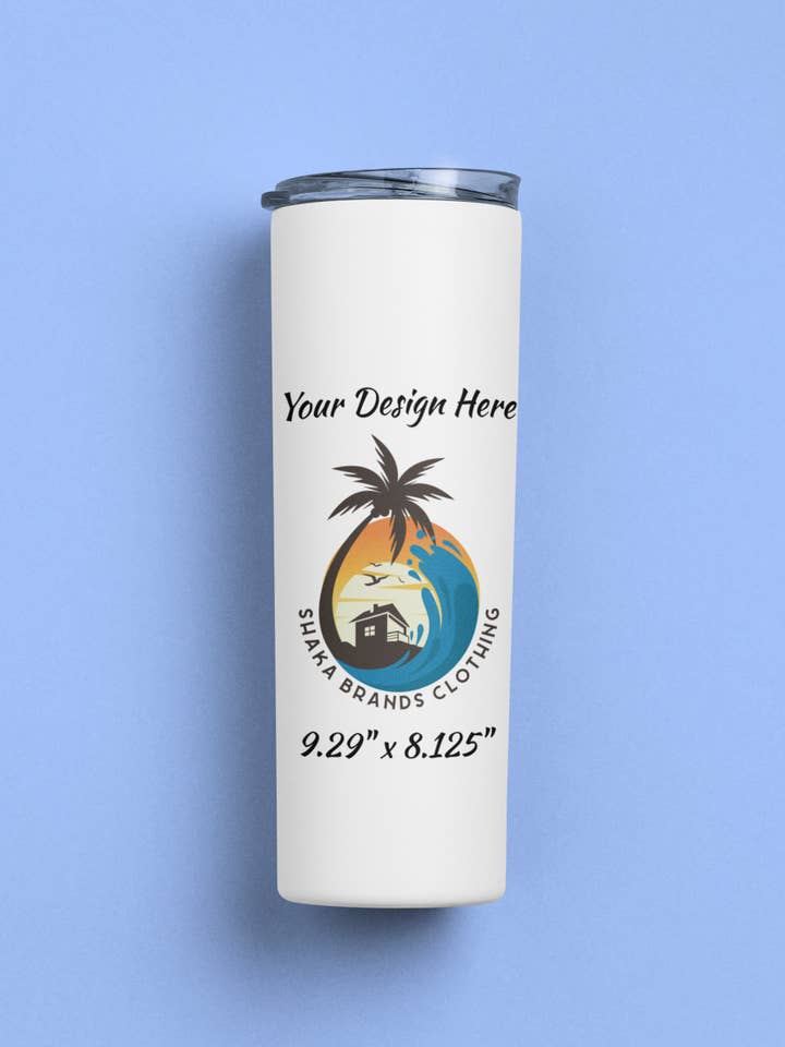 Shaka Brands | Bekers | Aangepast Ontwerp 20 oz. Beker (Ontwerp je eigen Beker) voor wholesale door Shaka Brands