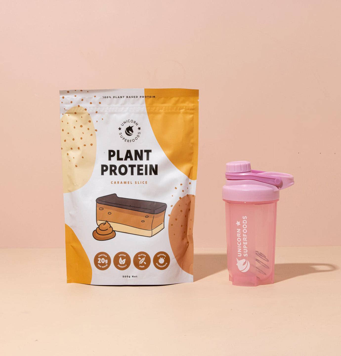 Unicorn Superfoods - Wholesale Protein/Superfood Powder - Pink Protein Shaker Bottle4