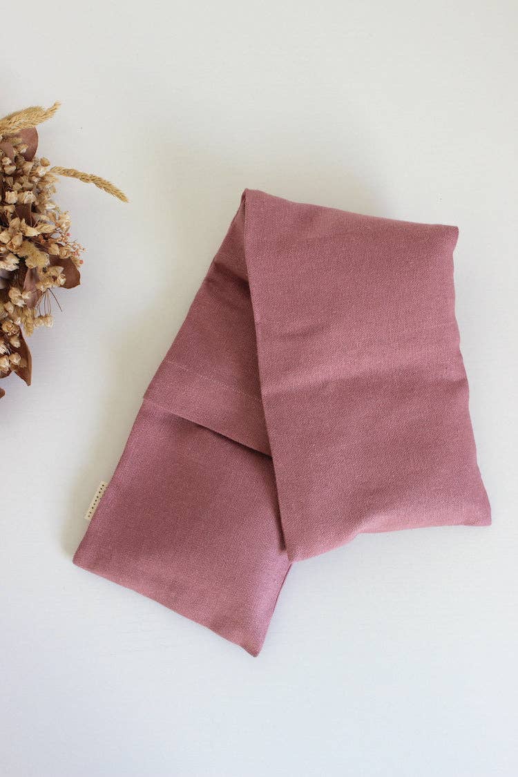 Le Gang des Fougères – wholesale Varm/kall kompress – Nackvärmare med linfrön - linne i gammal ros4