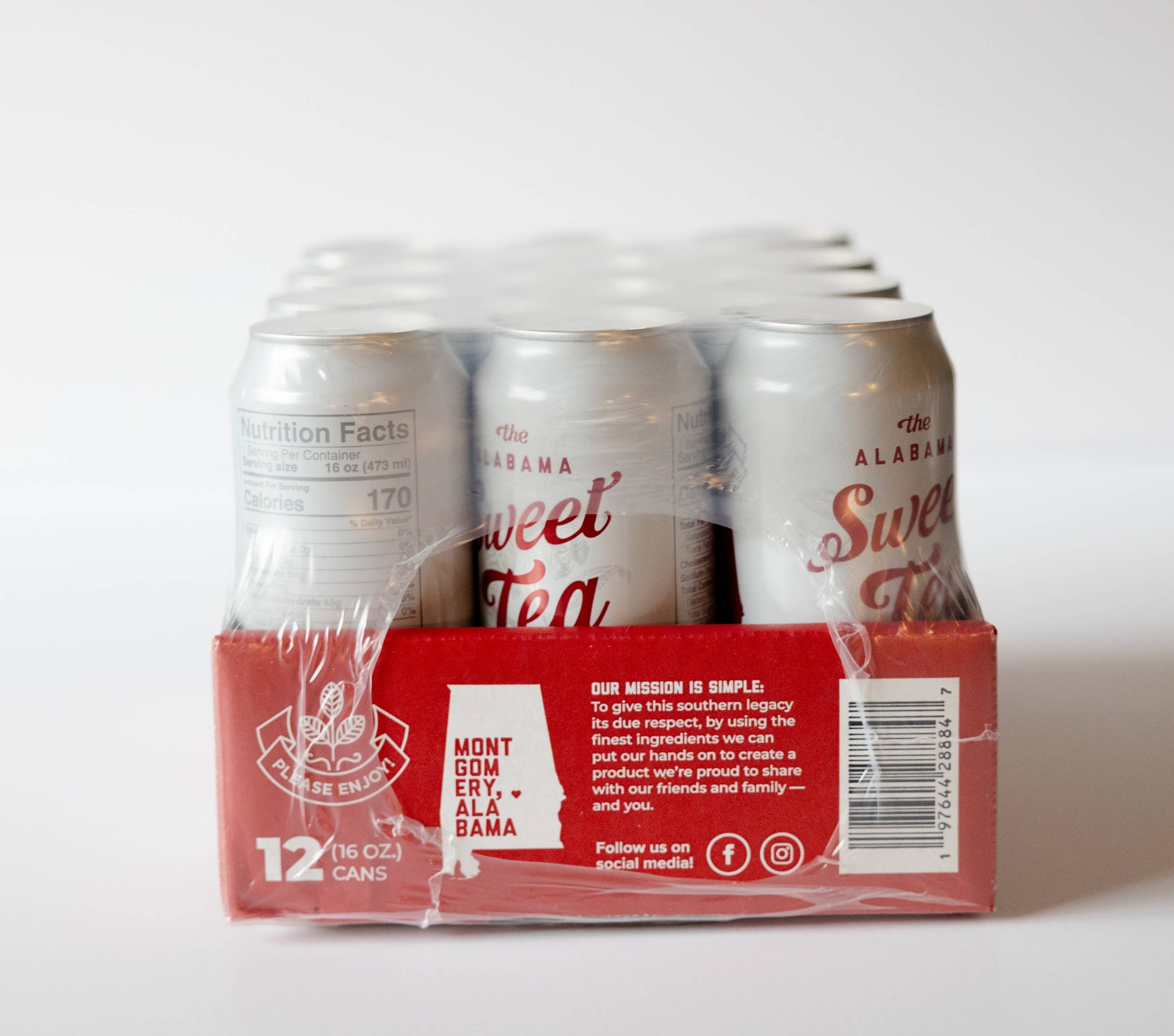 Alabama Sweet Tea - Wholesale Tea Bags - Alabama Sweet Tea – Original Sweet Tea (16oz Can, 12-Pack)3