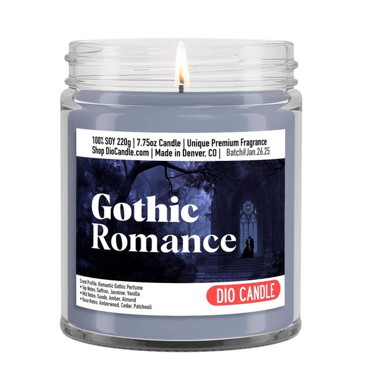 Bougie Romance Gothique pour la vente par Dio Candle Company