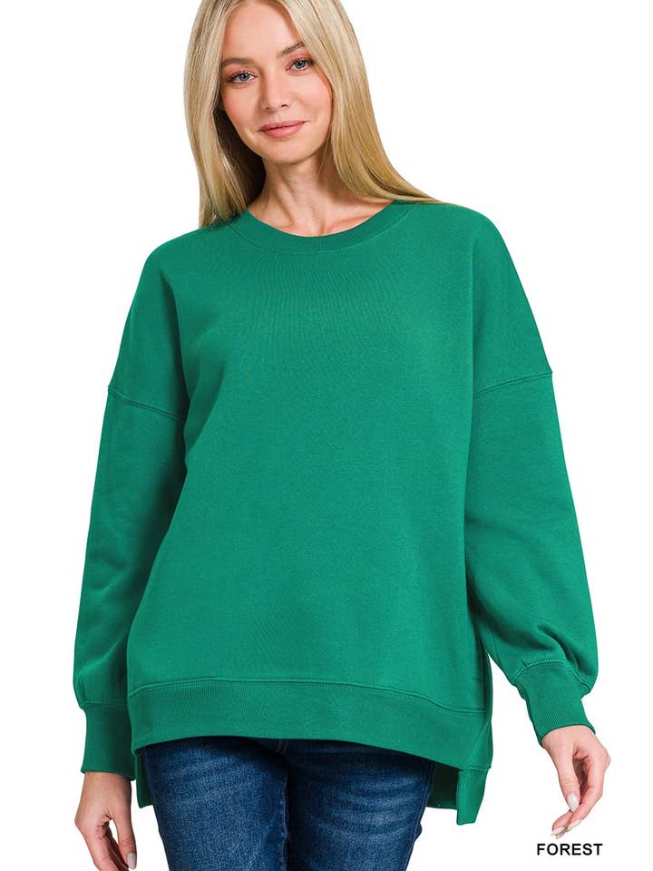 Vanilla Monkey - Wholesale Sweatshirt - Women's - Fleece Hi-low Boyfriend Sweatshirts With Pocket22