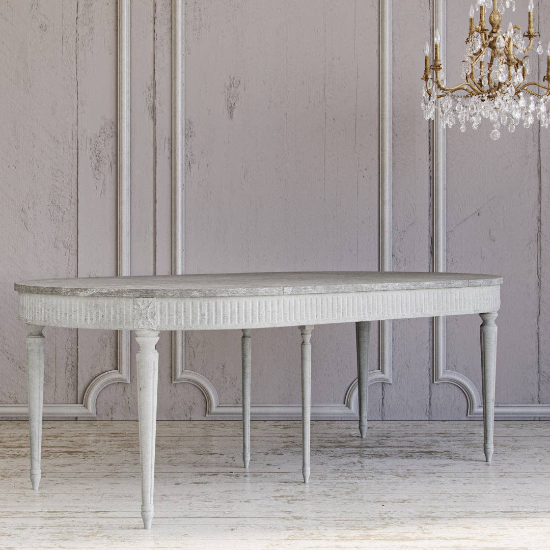 Manoir - Wholesale Side Table - Gustavian Dining Table (Extendable)2