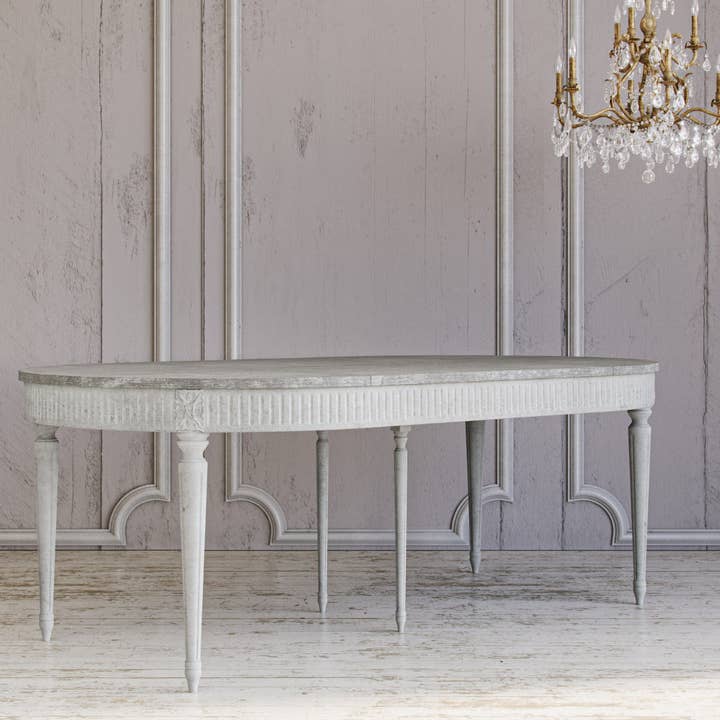 Manoir - Wholesale Side Table - Gustavian Dining Table (Extendable)2