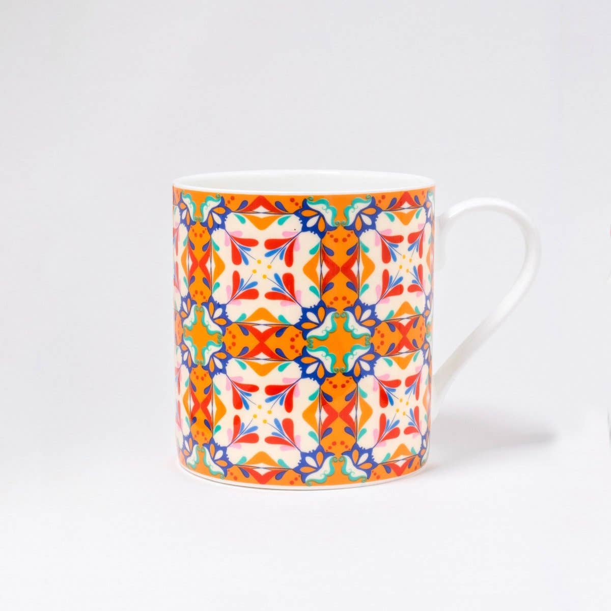 DesignPlace - Wholesale Koffiemok - Hydraulic Tiles Model 6 keramische mok