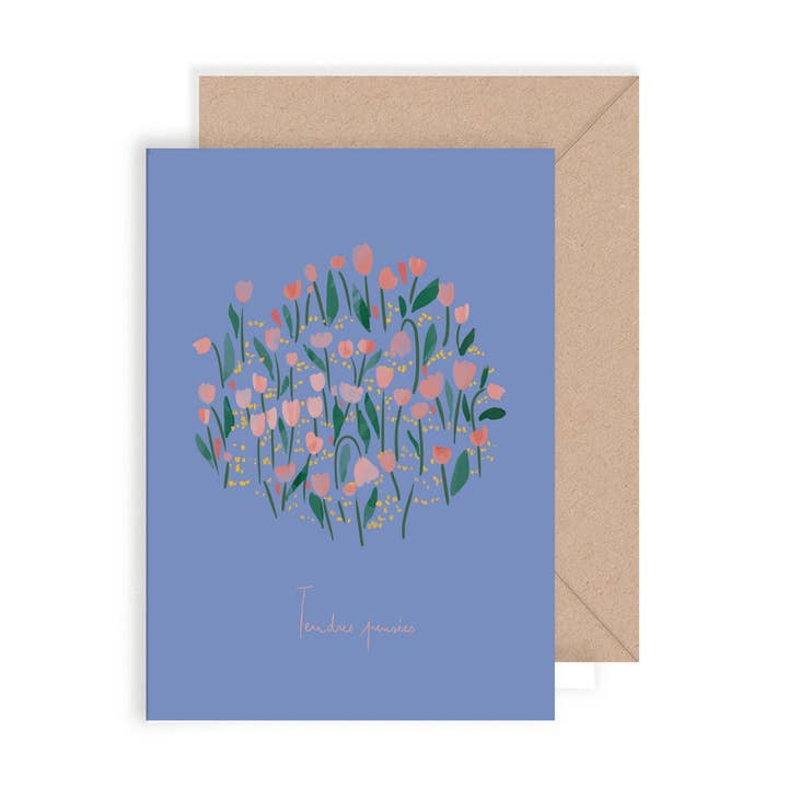 Doppia Carta "Pensiero Tenero" per la vendita all'ingrosso da parte di MY LOVELY THING