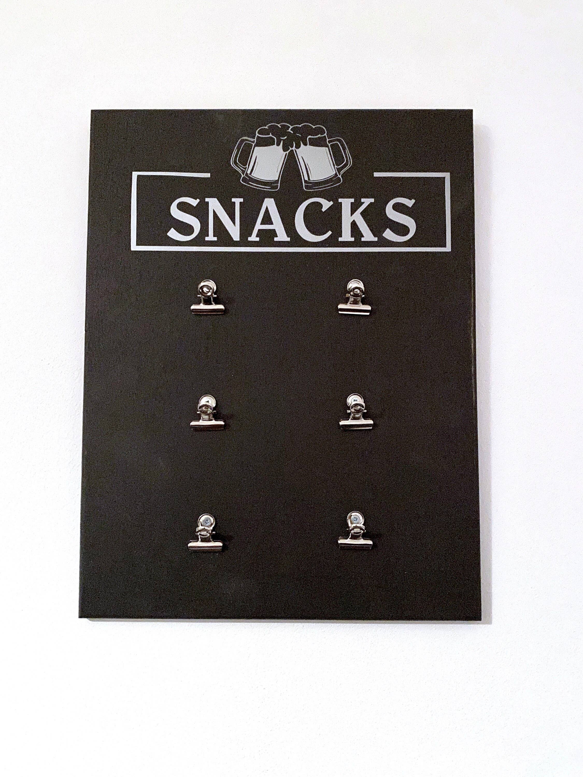 BoozyWoo's – wholesale Sign – Customisable Bar Snacks Display | Bar Snacks Sign |3