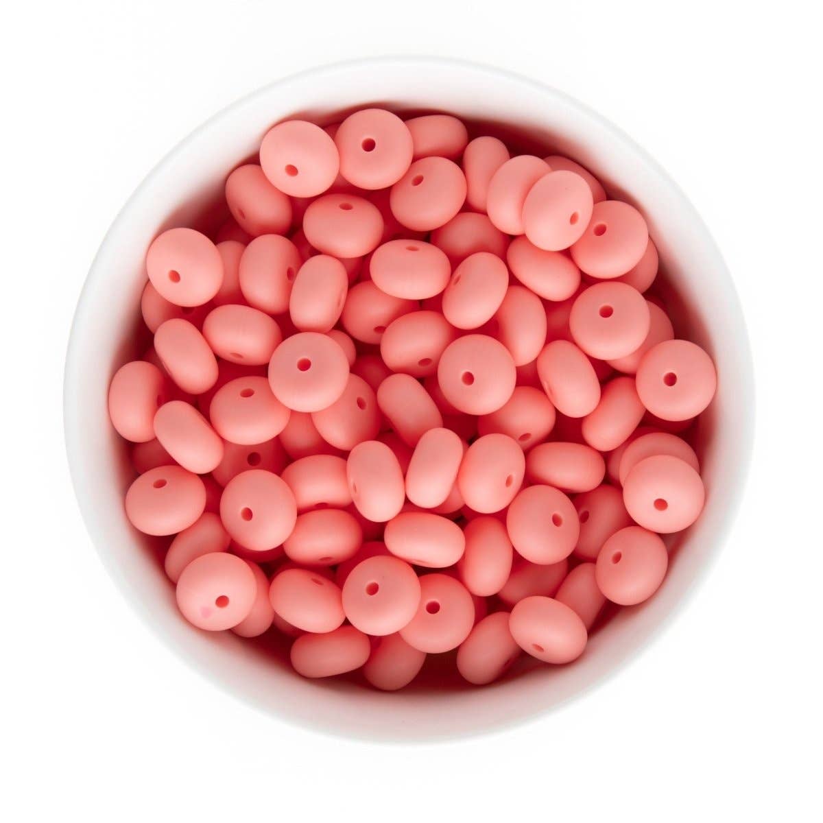 Cara & Co Silicone Craft Supply – wholesale Pärlor – 14 mm abacusformade silikonpärlor16