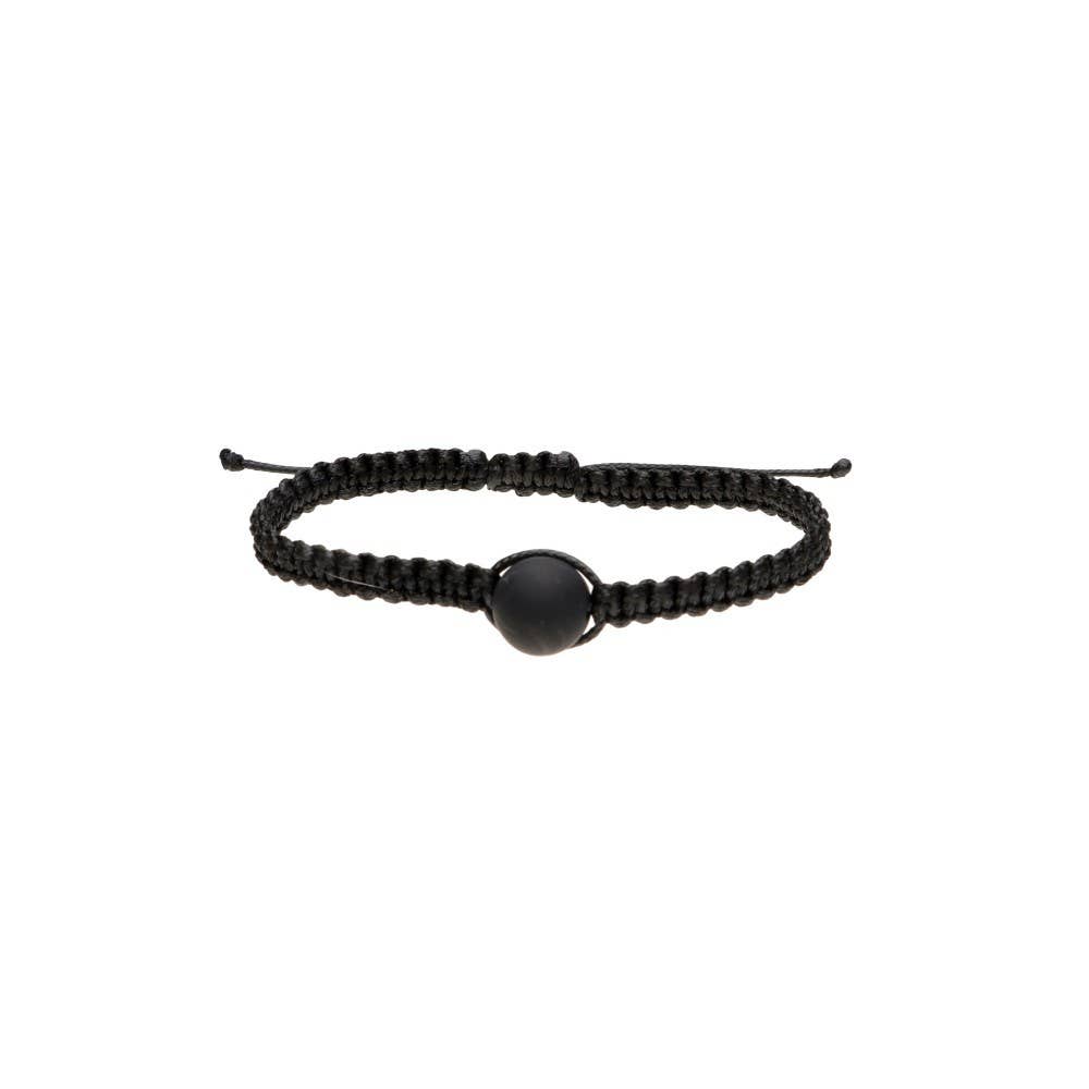 Vives de la Cortada S.L - Wholesale Spiritual Stone/Crystal - Shungite Shambala Bracelet Black Cord