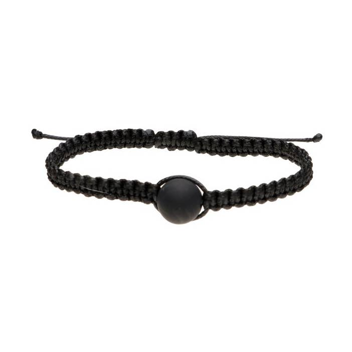 Vives de la Cortada S.L - Wholesale Spiritual Stone/Crystal - Shungite Shambala Bracelet Black Cord0