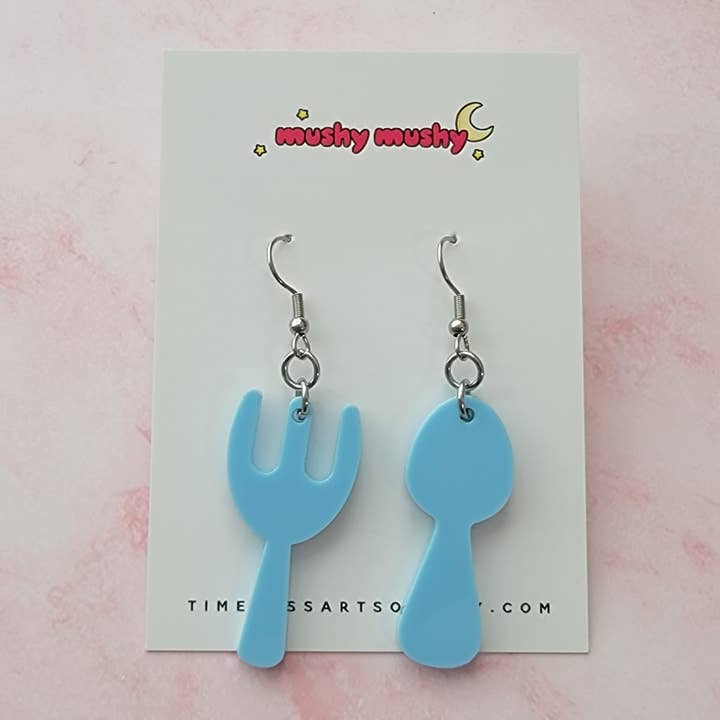 Mushy Mushy - Venta al por mayor Pendientes colgantes - Pendientes Tenedor y Cuchara