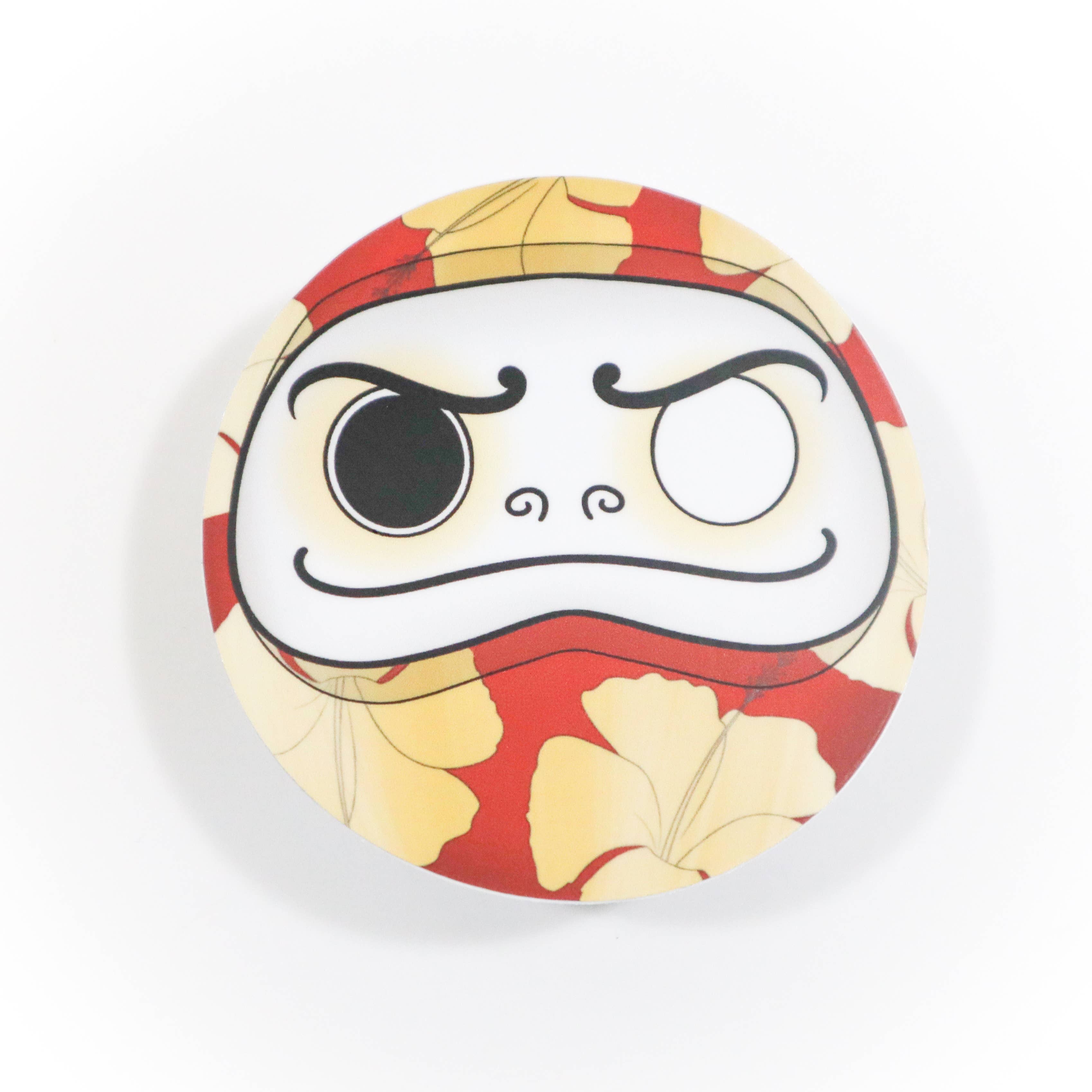 Riskit Design - Wholesale Sticker - Hibiscus Daruma Sticker
