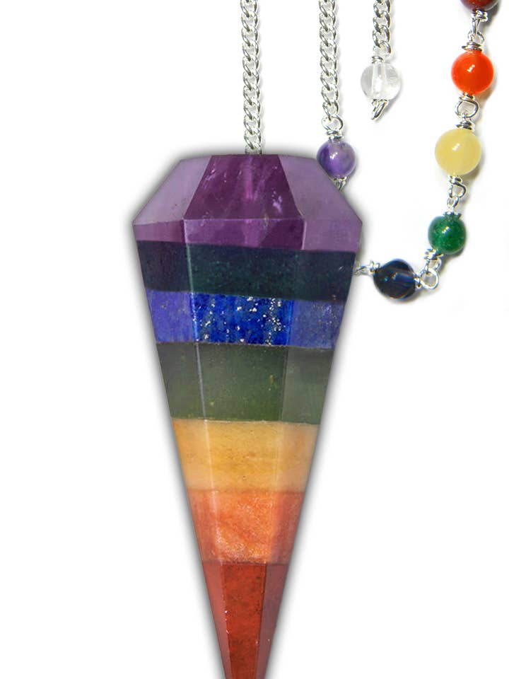 7 Chakra Pendulum Divination DPCCHAKRA for wholesale by Starlinks Gifts