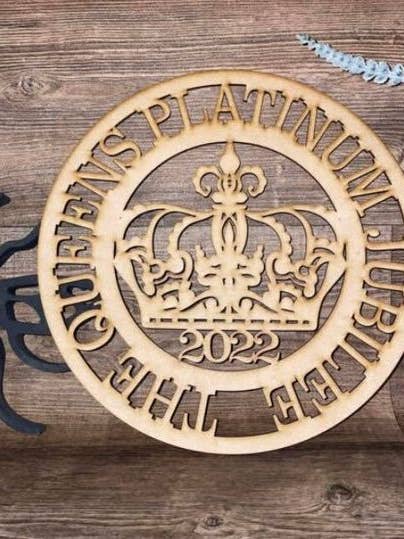 Queens Platinum Jubilee Hoop for wholesale by manchester laser cuts