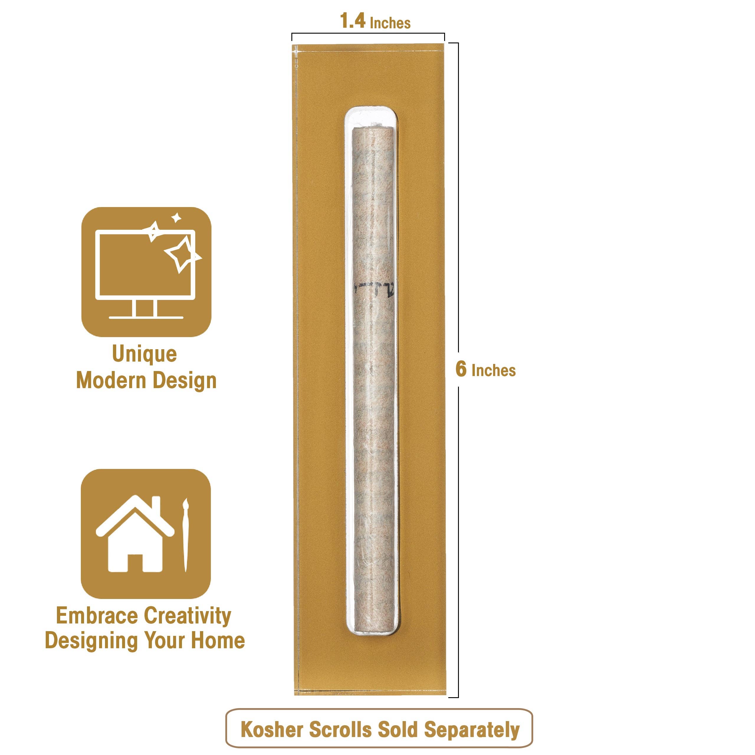 A&S Mezuzot - Wholesale Decorative Tabletop Object - Acrylic-Lucite Design17