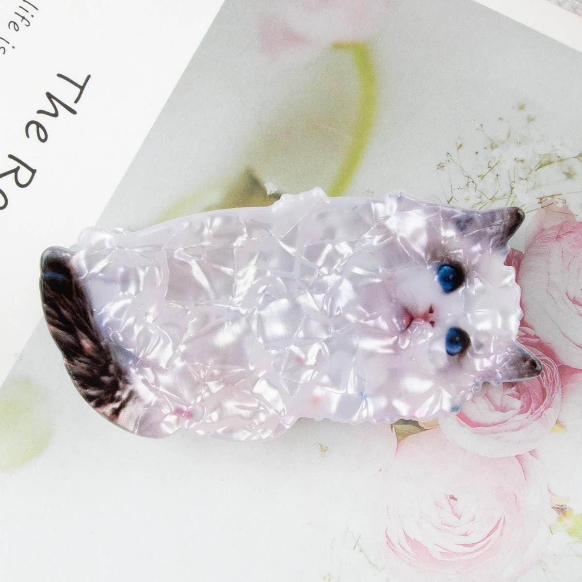 ACCITY - Wholesale Hair Clip - Women's - Cute Cat Hair Claw Clip for Women, Cartoon Style_CWAHA06895