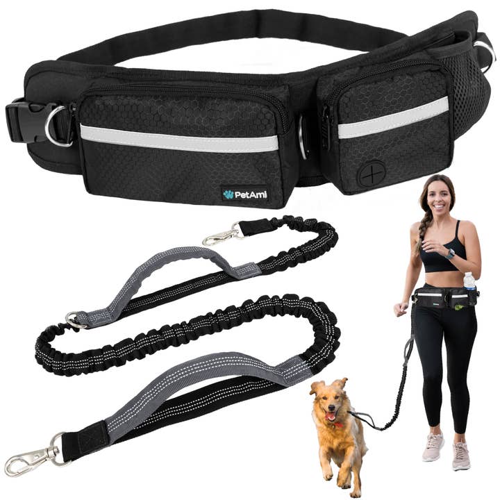 PetAmi - Wholesale Pet Leash - Dog - Deluxe Hands Free Dog Leash Bag