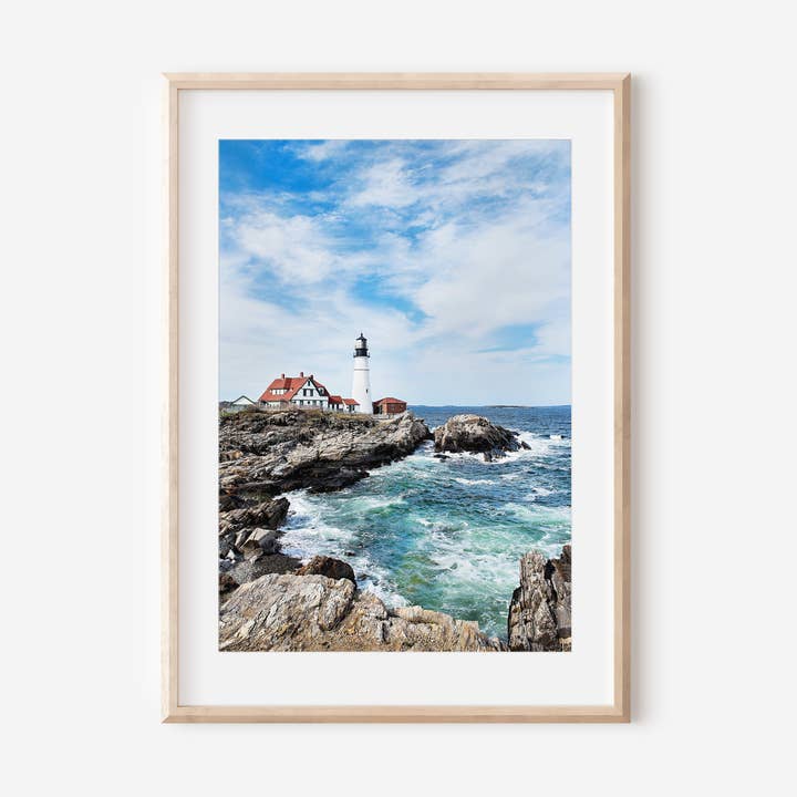 Portland Head Lighthouse Photography Print for wholesale by 17 Mile