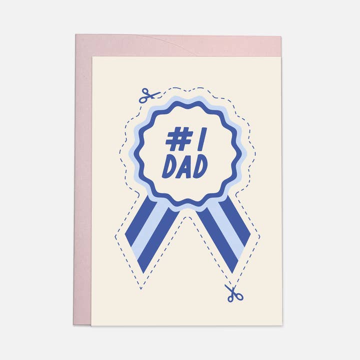 Nummer ett pappa gratulationskort för wholesale av Kaart Blanche