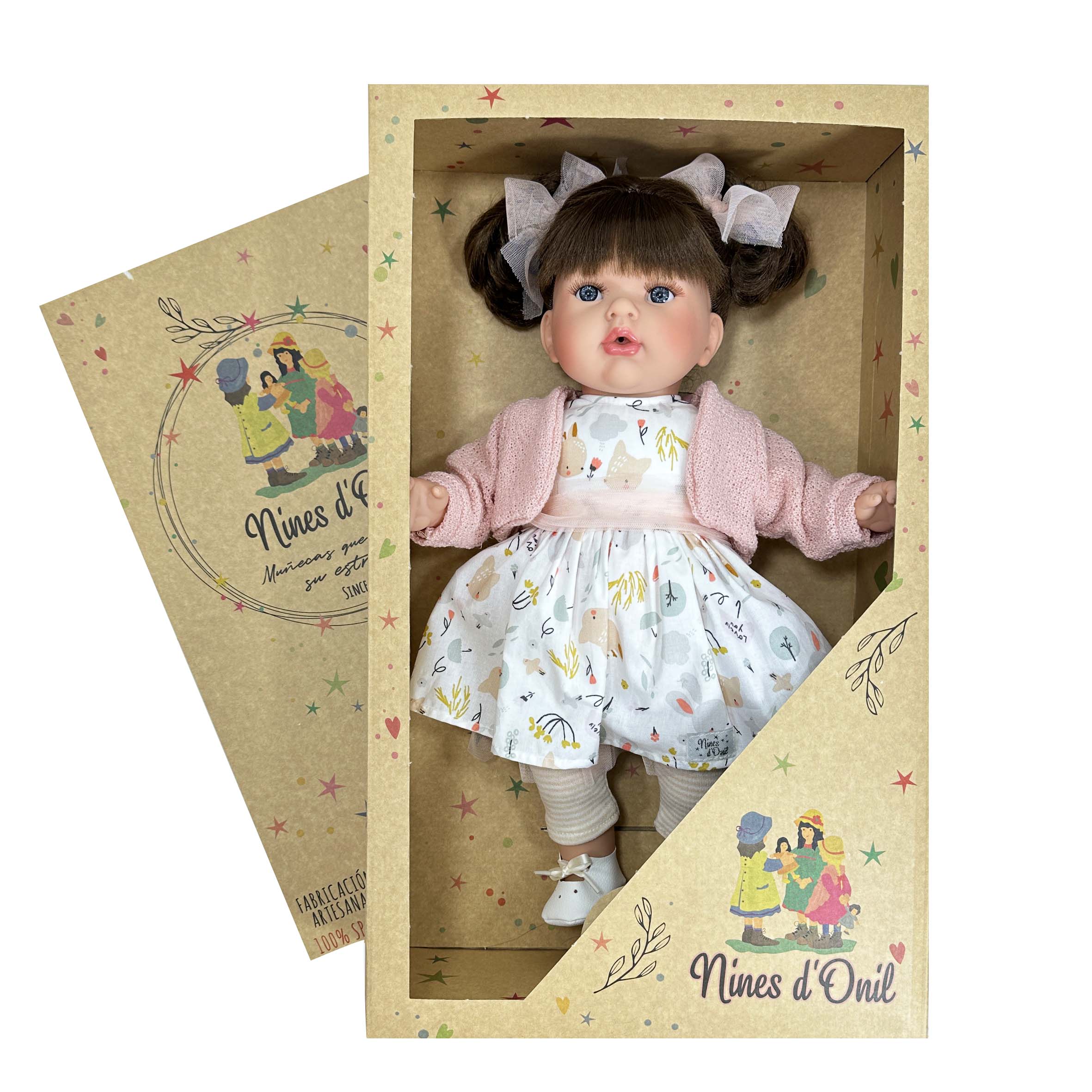 Nines Artesanals d'Onil Dolls - Wholesale Doll - Kids - TITA SPRING BRUNETTE DOLL2