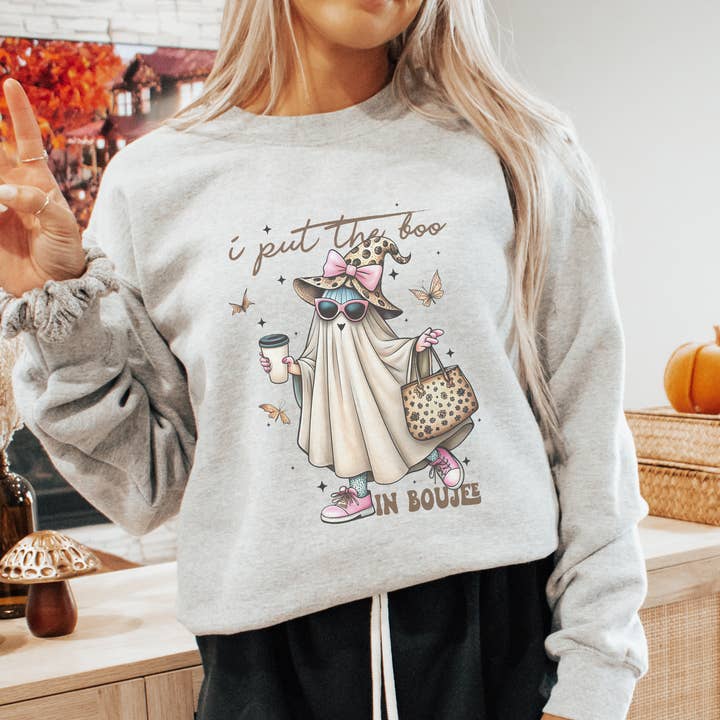I put the Boo in Boojee Halloween Crewneck Sweatshirt and other Purchase Wholesale boo boo. Free Returns & Net 60 Terms on Faire trending on Faire.