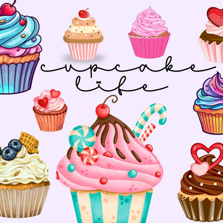 Piles of Postcards - Wholesale Postcard - Cupcake Life Postcard