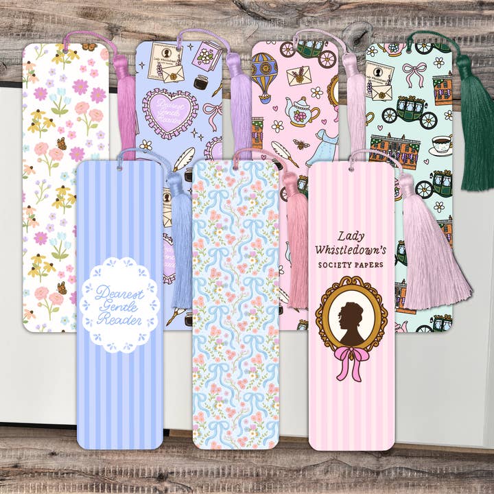 Bridgerton Inspired Metal Bookmarks for wholesale by The Corner Shop