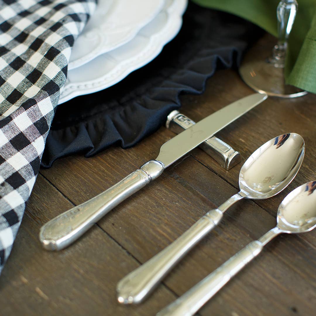 Arte Italica & Crown Linen Designs - Wholesale Knife Set - Tavola Knife Rest Set Of 4 With Pouch3