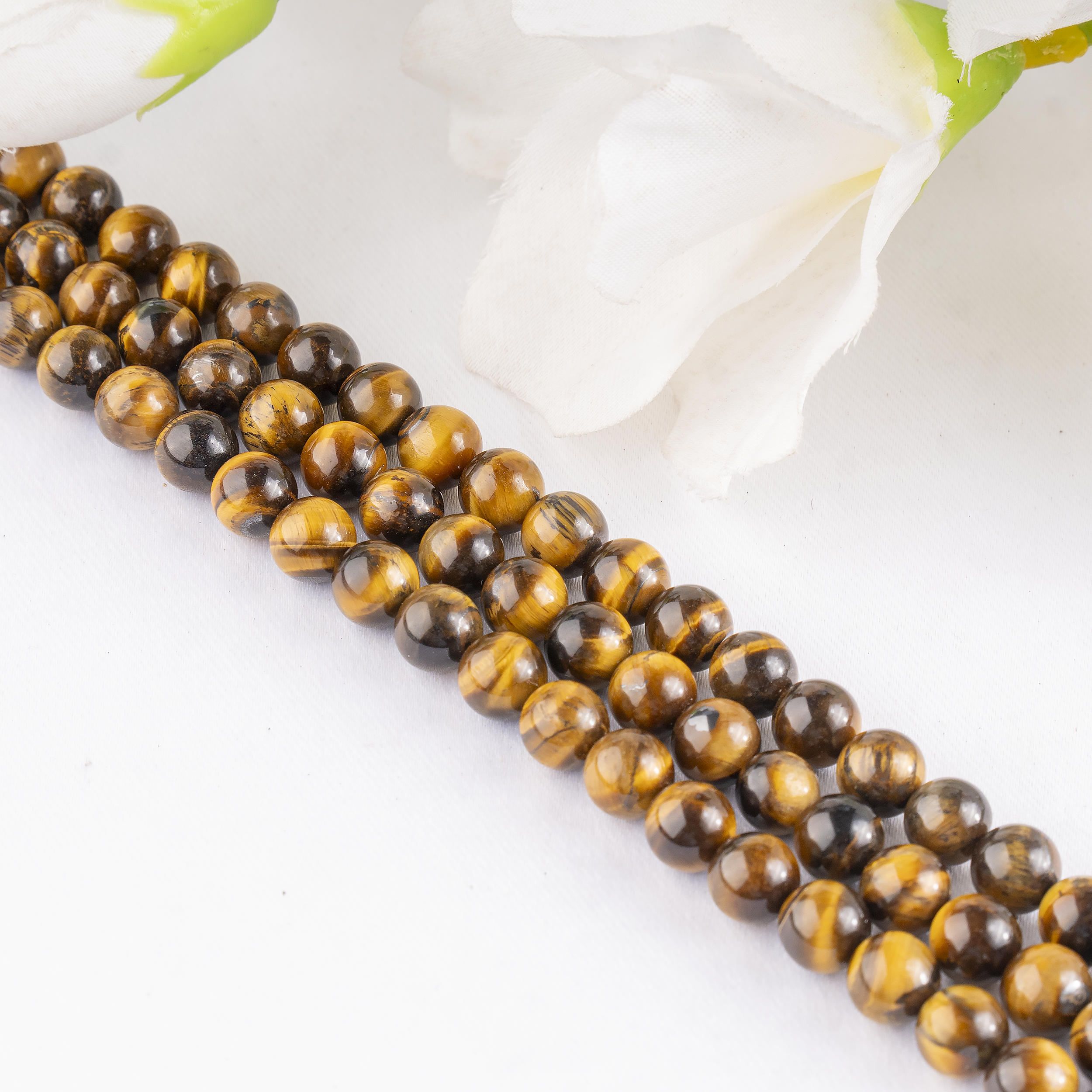 Soothing Crystals Beads - Vente Perle - Perles de Bijoux en Cristal | Œil de Tigre | Perles de Pierres Précieuses de Guérison3