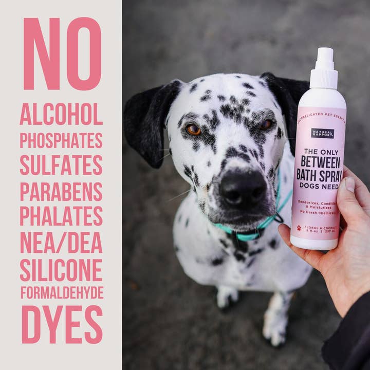 Natural Rapport - Wholesale Pet Spray - Dog - The Only Between Bath Spray Dogs Need - Floral & Coconut2