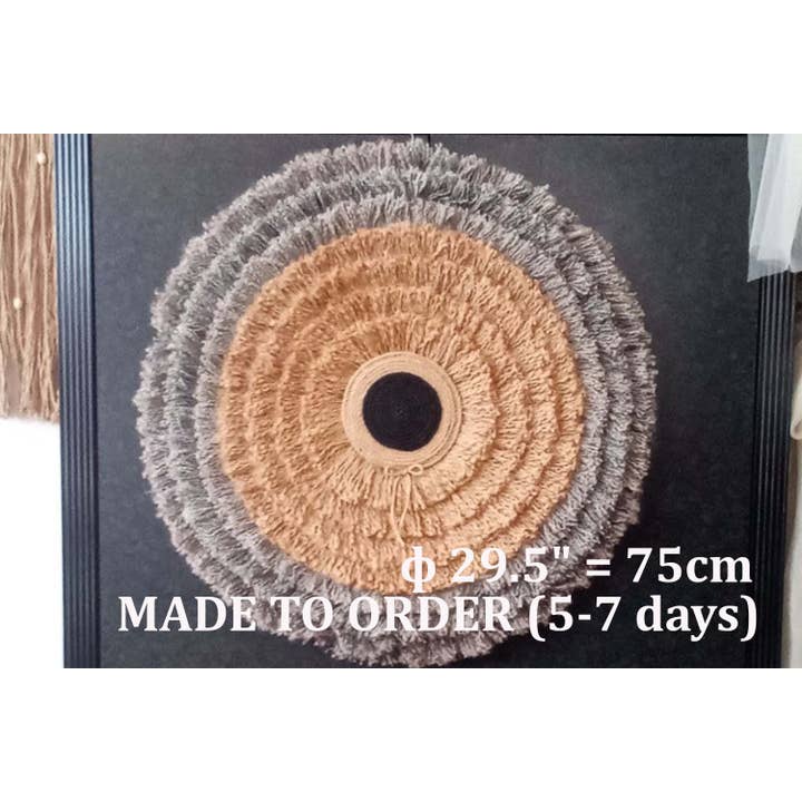 JuteExtravaganza - Wholesale Tapestry/textile - Circular Yarn Tapestry Wall Art for Housewarming8