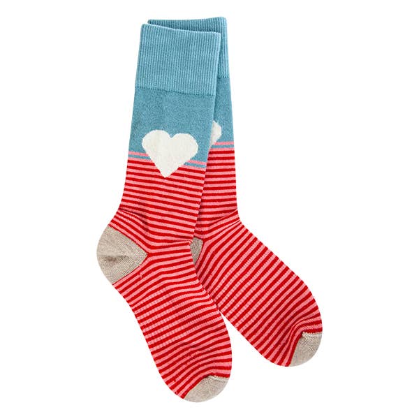 Wood Crew Strawberry Multi for wholesale by World's Softest® Socks