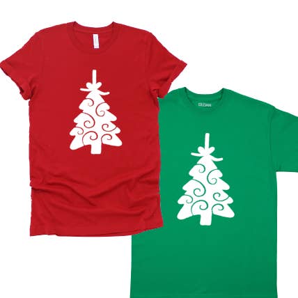 Juletræ santa blød unisex mor tee shirt afslappet for engroshandel hos The Candy Collections