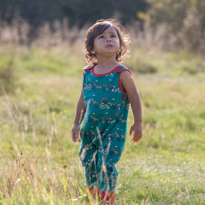 Björnen Jamboree vardagliga hängselbyxor för wholesale av Little Green Radicals EU