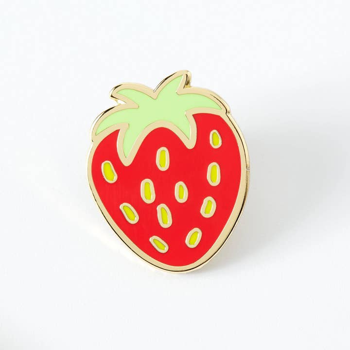 Punky Pins - Wholesale Lapel Pin/Button - Strawberry Enamel Pin