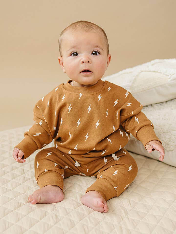 Jogger Set | Fall Bolts for wholesale by Lucky Panda Kids