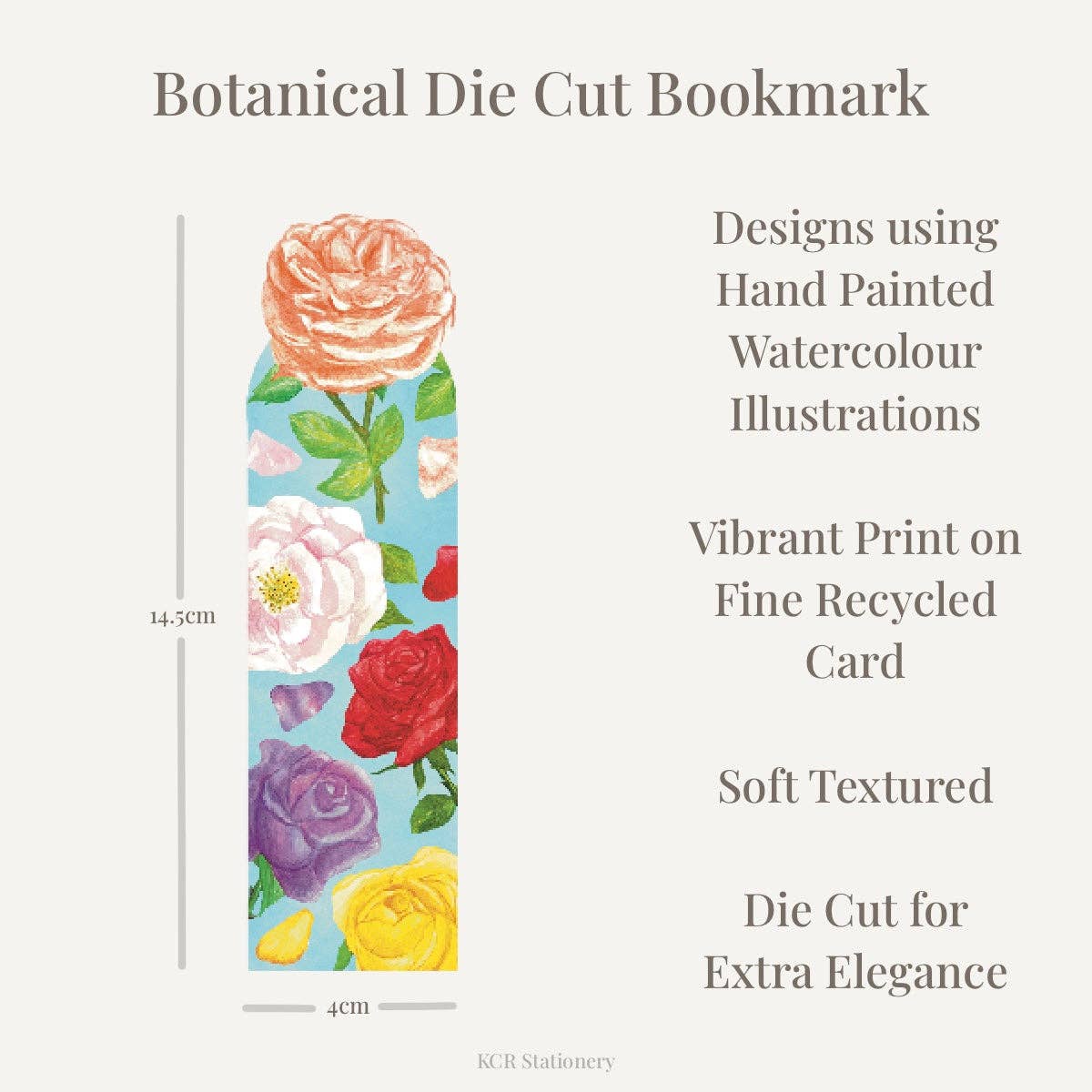 KC Ripley – wholesale Bookmark – Peach Rose Garden Bookmark4