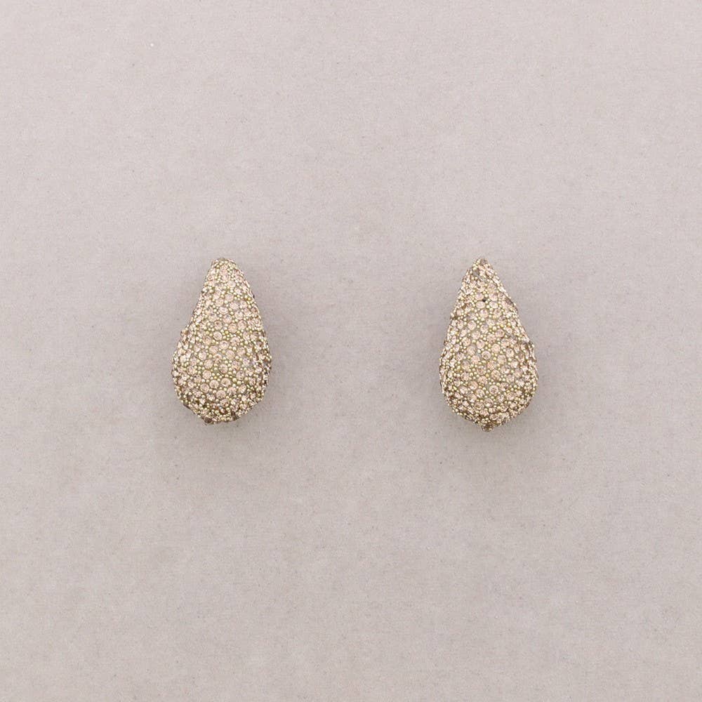 Sonata - Vente Clous d'oreille - BOUCLES D'OREILLES GOUTTE MOYENNE BRILLANTES2