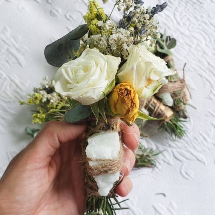 CharlieHaze - Wholesale Sage Bundle - Aquamarine Smudge Stick
