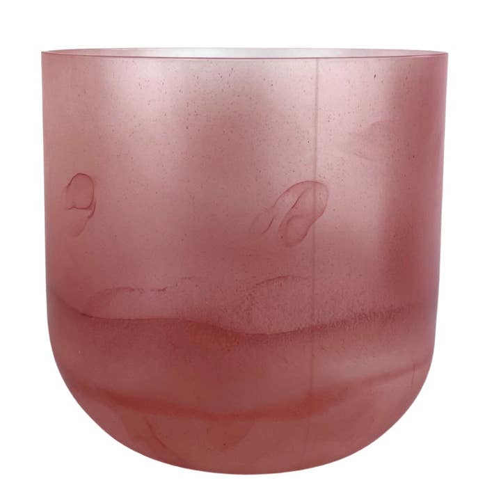 7" F# Note Ruby Translucent Fusion Crystal Singing Bowl for wholesale by HK Higher Knowing