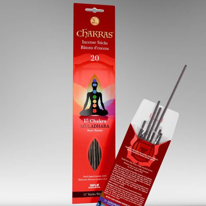 Chakras #01 Muladhara Incense Sticks for wholesale by NATURAL SCENTS