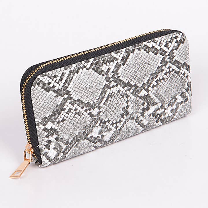 3AM BY H&D ACCESSORIES - Wholesale Wallet - Women's - Faux Snake Skin Wallet5