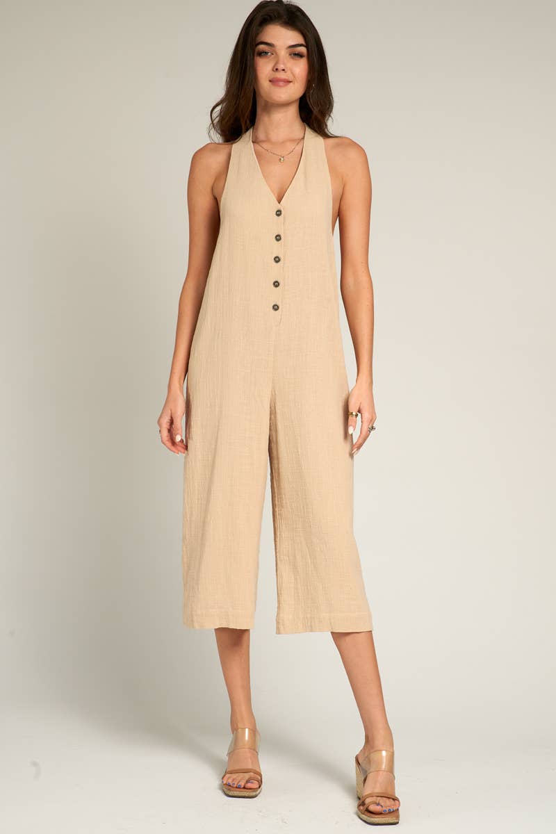 En Crème - Wholesale Jumpsuit - Women's - Sleeveless Jumpsuit9