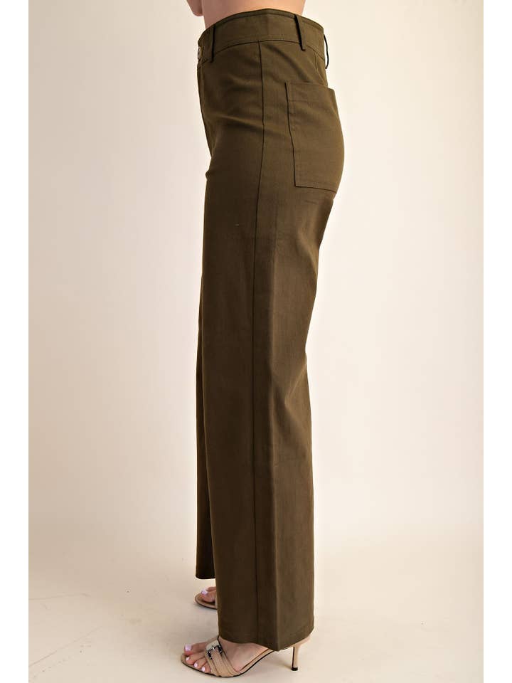 Glam - Wholesale Pants - Women's - High-Waist Straight Pants13