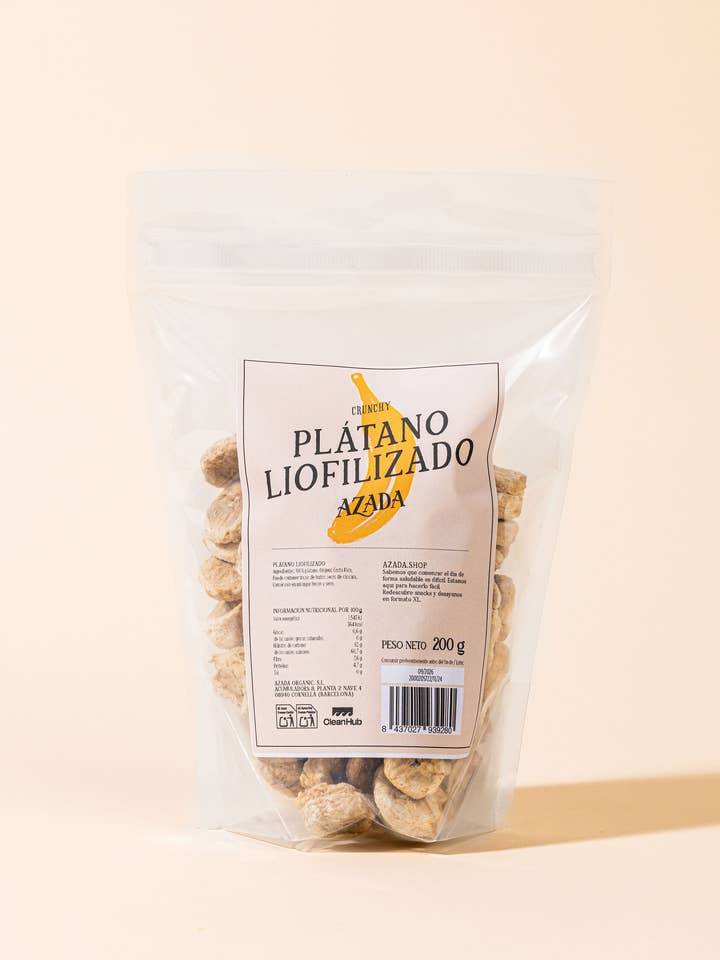Plátano liofilizzato per la vendita all'ingrosso da parte di AZADA