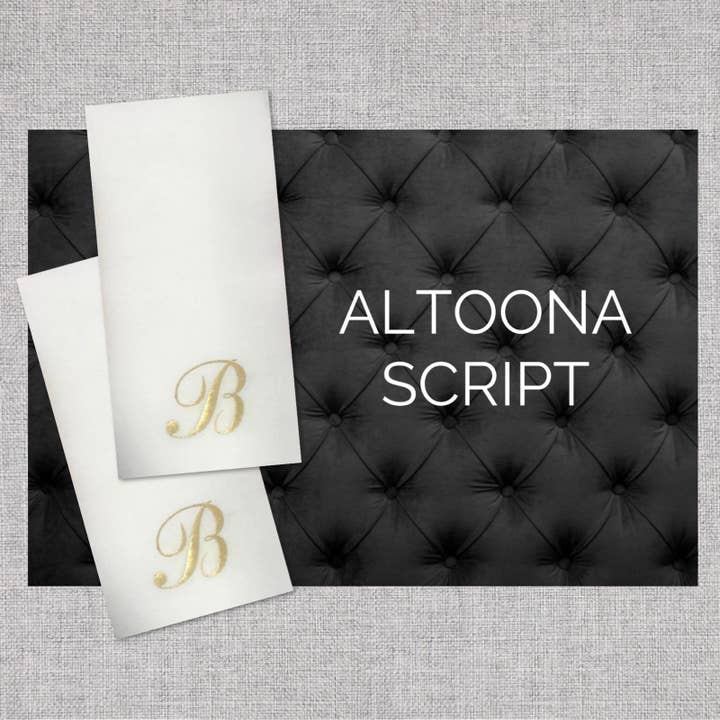 Altoona Guest Towel / Napkin (FOIL PRINTED) for wholesale by Altoonastore