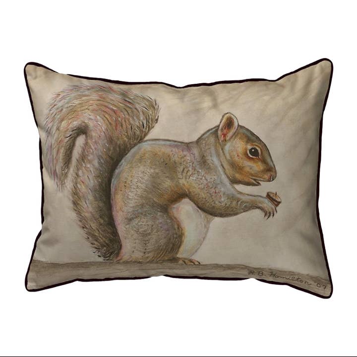 Coussin à cordon Squirrel pour la vente par Betsy Drake Interiors